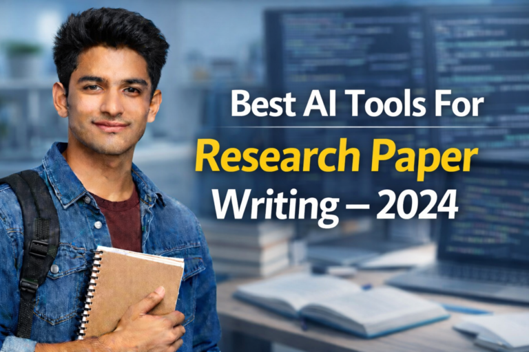 Best AI Tools For Research Paper Writing 2024