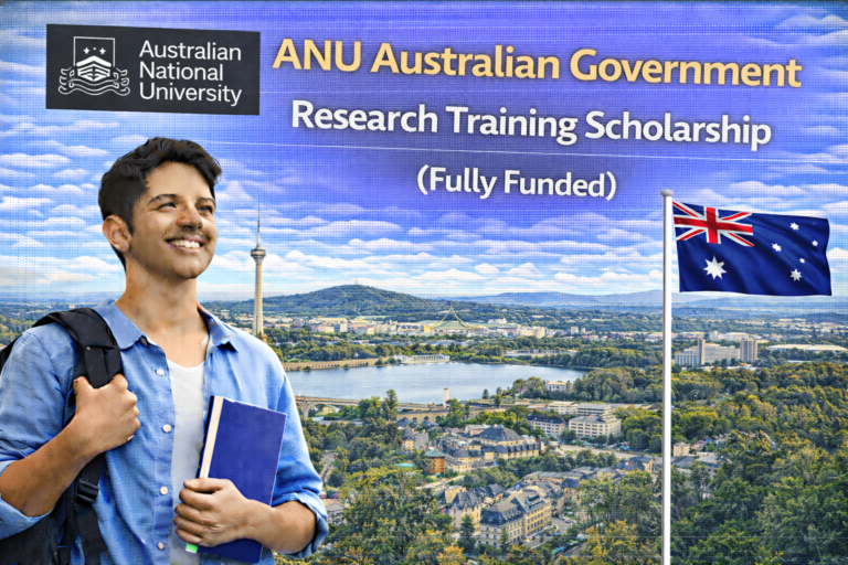 ANU Australian Government Research Training Scholarship (Fully Funded)