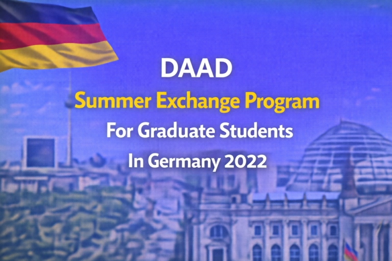 DAAD Summer Exchange Program For Graduates Students In Germany 2022