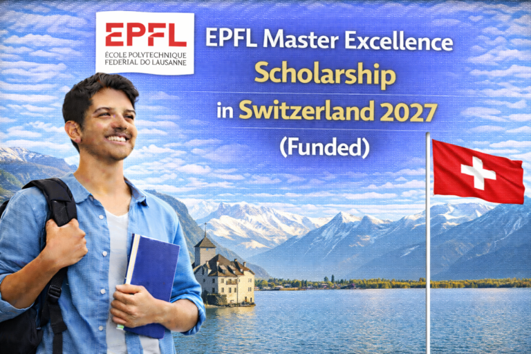 EPFL Master Excellence Scholarship in Switzerland 2027 (Funded)