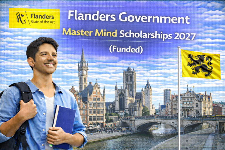 Flanders Government Master Mind Scholarships 2027 (Funded)