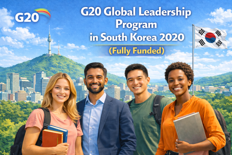 G20 Global Leadership Program in South Korea 2020 Fully Funded