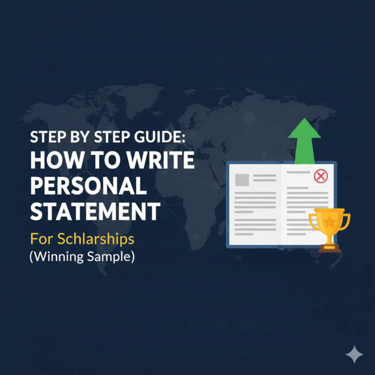 Step By Step Guide: How To Write Personal Statement For Scholarships (Winning Sample)