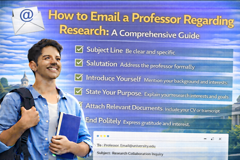 How to Email a Professor Regarding Research: A Comprehensive Guide