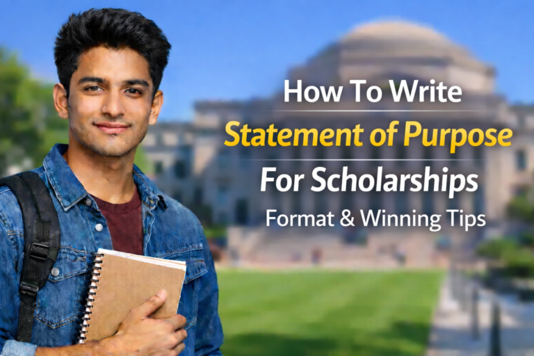 How To Write Statement of Purpose For Scholarships | Format & Winning Tips