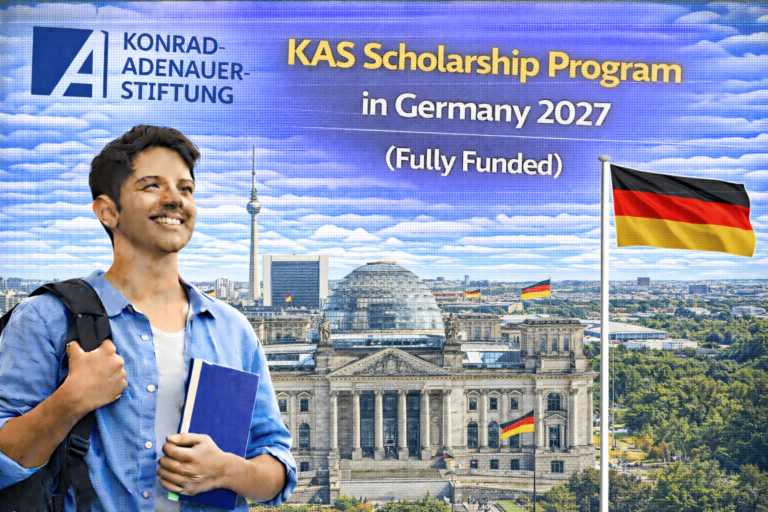 KAS Scholarship Program in Germany 2027 (Fully Funded)