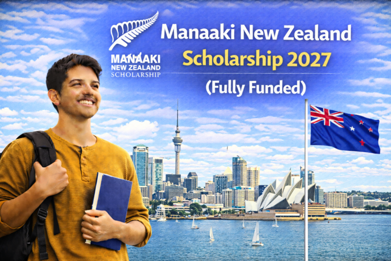 Manaaki New Zealand Scholarship 2027 (Fully Funded)