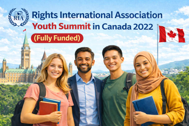 Rights International Association Youth Summit in Canada 2022 (Fully Funded)