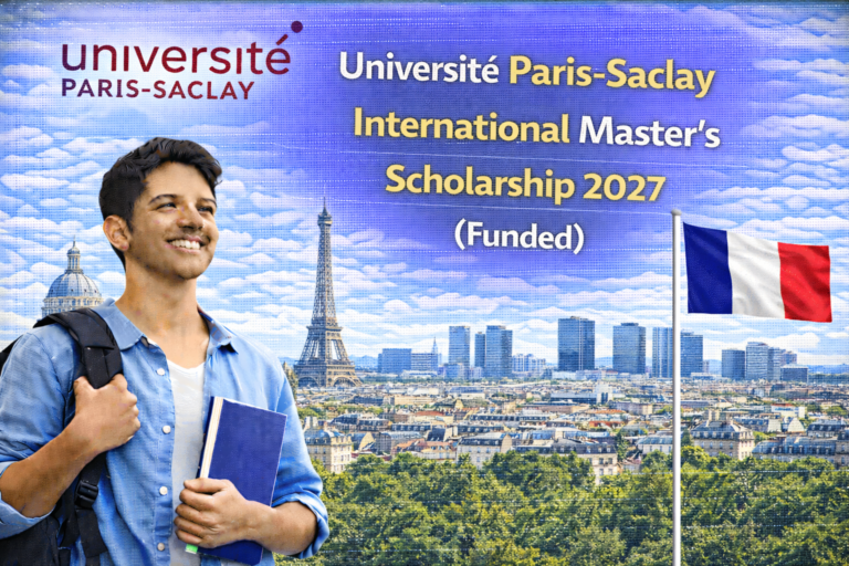 Université Paris-Saclay International Master’s Scholarship 2027 (Funded)