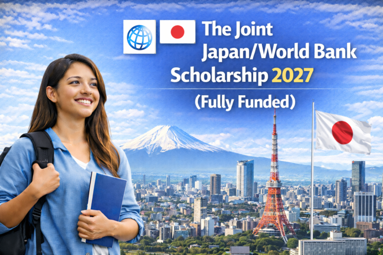 The Joint Japan/World Bank Scholarship 2027 (Fully Funded)
