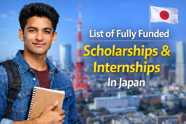 List of Fully Funded Scholarships & Internships In Japan