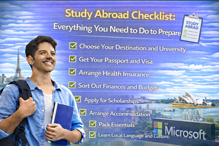 Study Abroad Checklist: Everything You Need to Do to Prepare