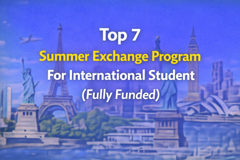 Top 7 Summer Exchange Program For International Student (Fully Funded)