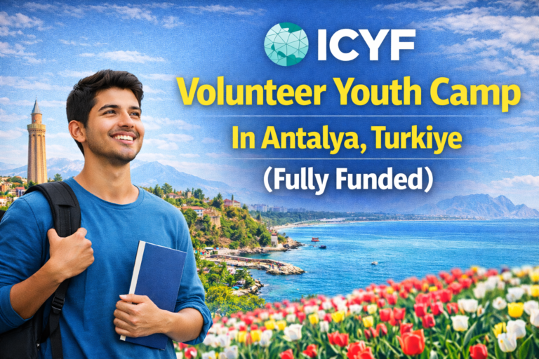 ICYF Volunteer Youth Camp In Antalya, Turkiye (Fully Funded)