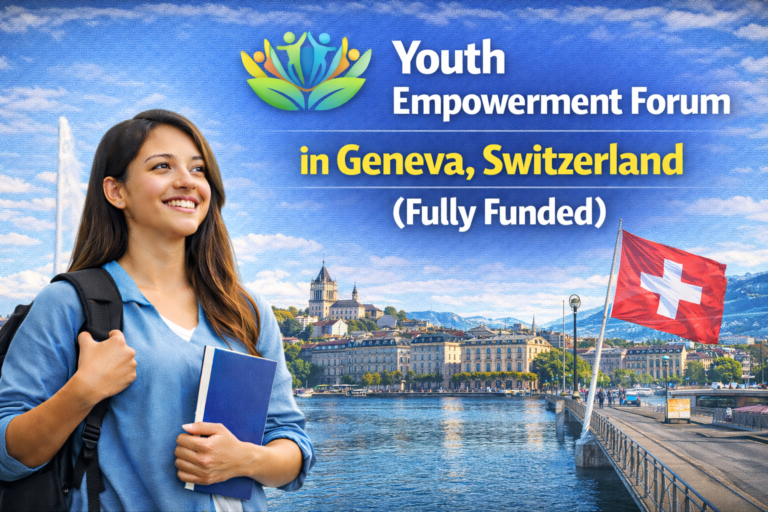 Youth Empowerment Forum in Geneva, Switzerland (Fully Funded)